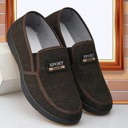 Men's Comfortable Slip-On Shoes for Casual Soft Cushion Stylish Walking Shoes