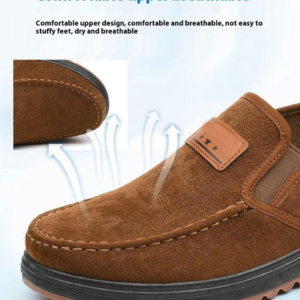 Men Casual Comfortable Slip On Shoes for Male Fashion Business Work Office