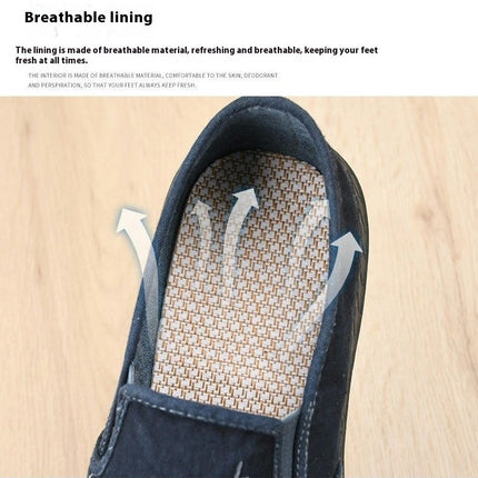 Men Breathable Lightweight Slip-on Shoes Comfortable Outdoor Casual Stylish Shoes