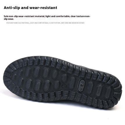 Men Breathable Lightweight Slip-on Shoes Comfortable Outdoor Casual Stylish Shoes