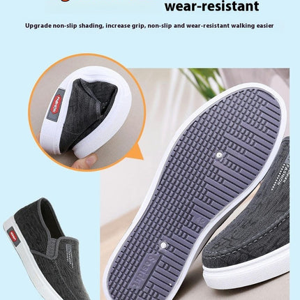 Men Breathable Casual Lightweight Slip On Outdoor Travel Stylish Shoes