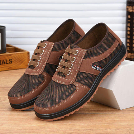 Mens Breathable Casual Lightweight Slip-on Shoes Comfortable Outdoor Driving Shoes