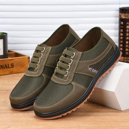 Mens Breathable Casual Lightweight Slip-on Shoes Comfortable Outdoor Driving Shoes