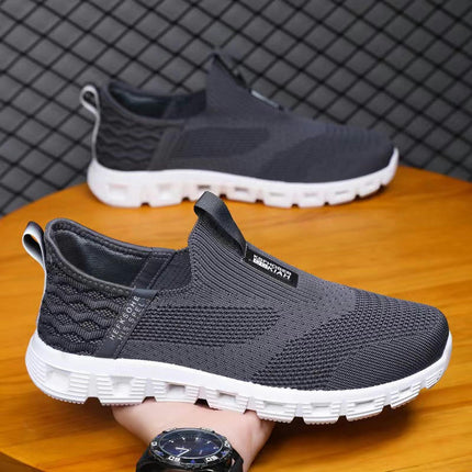 Mens Classic Slip On Shoes Supportive Walking Cushioned Shoes