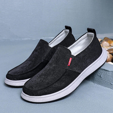 Men Walking Shoes Slip On - Work Cushion Casual Breathable Shoes