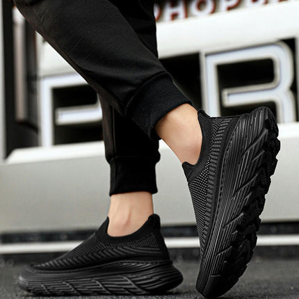 Lightweight Breathable Sneakers for Men Slip On Casual Low Top Walking Shoes