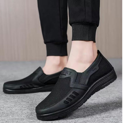 Mens Lightweight Fashion Walking Blade Non Slip Slip-On Shoes