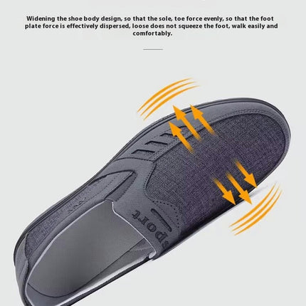 Mens Lightweight Fashion Walking Blade Non Slip Slip-On Shoes