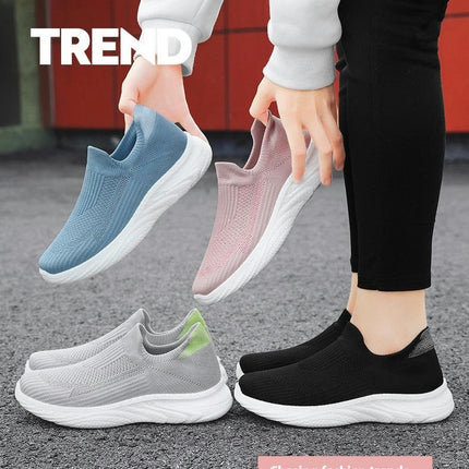 Men's Classic Casual Walking Lightweight Breathable Slip on Walking Shoes