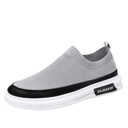 Men's Fashion Casual Ultra Lightweight Flats Mesh Street Gym Slip On Walking Shoes