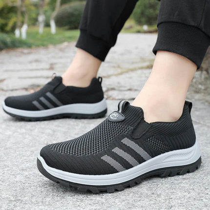 Men's Fashion Casual Ultra Lightweight Mesh Slip On Street Sport Gym Walking Shoes