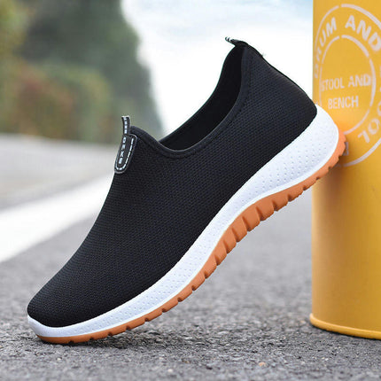 Shoes for Men's Fashion Casual Ultra Lightweight Breathable Jogging Sports Slip On Casual Sneaker