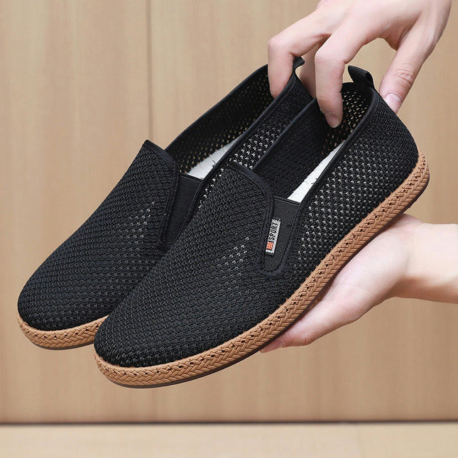 Men's Slip On Shoes Comfortable Breathable Walking Shoes Casual Orthopedic Shoes