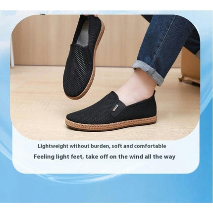 Men's Slip On Shoes Comfortable Breathable Walking Shoes Casual Orthopedic Shoes