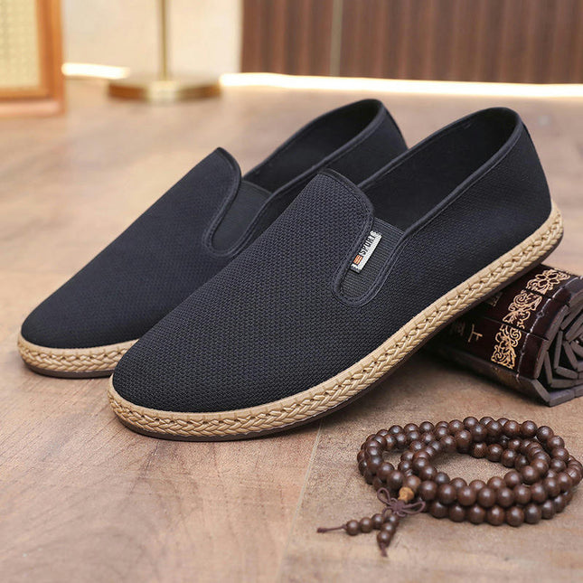 Men's Casual Slip On Dress Shoes Walking Anti-Skid Soft  Lightweight Shoes