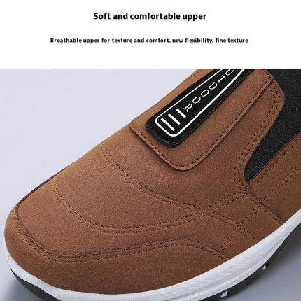 Men's Lightweight Casual Walking Shoes Slip On Soft Sole Comfortable Shoes