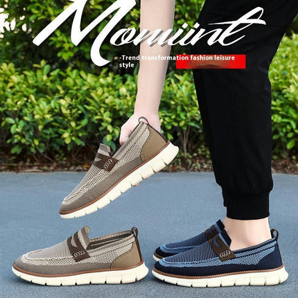 Men's Walking Boat Shoes Slip On Comfortable Work Shoes | for Leisure Travel Driving Shoes