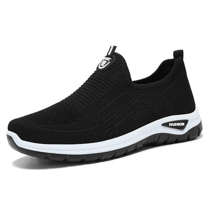 Mens Breathable Casual Mesh Lightweight Slip-on Shoes Comfortable Outdoor Travel Shoes