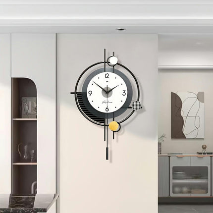 Modern Minimalist Clocks and wall clocks-Perfect for Living Room, Dining Area & Entryway Decor