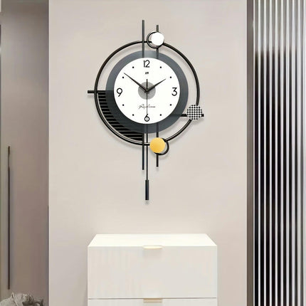 Modern Minimalist Clocks and wall clocks-Perfect for Living Room, Dining Area & Entryway Decor