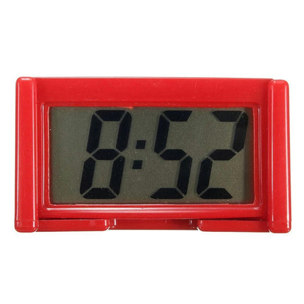 Mini Desktop Clock Car Truck Dashboard Time Self Adhesive Bracket Car Electronic Digital Clock