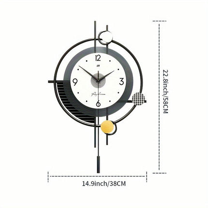 Modern Minimalist Clocks and wall clocks-Perfect for Living Room, Dining Area & Entryway Decor