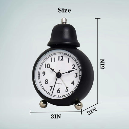 Retro Alarm Clock Table Clock Mini Cute Decor Clock For Living Room Bedroom Bedsid