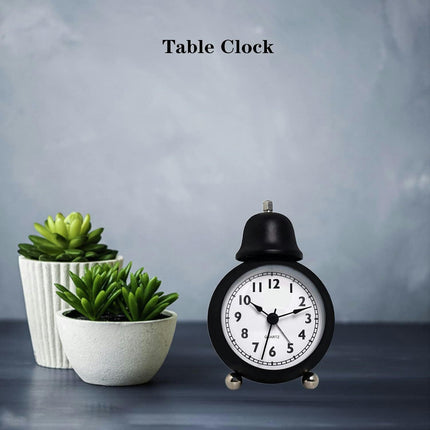 Retro Alarm Clock Table Clock Mini Cute Decor Clock For Living Room Bedroom Bedsid