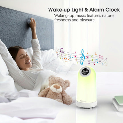 Touch Control Bedside Lamp Alarm Clock Timer, Night Light, Wireless Speaker Home Decoration Lamps