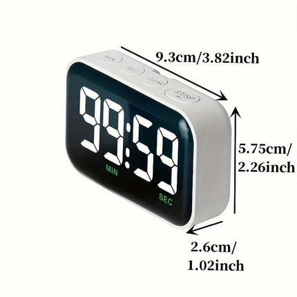 Adjustable Brightness LED Alarm Clock - Energy-Saving, Zero Radiation for Home & Kitchen Decor