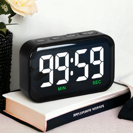 Adjustable Brightness LED Alarm Clock - Energy-Saving, Zero Radiation for Home & Kitchen Decor