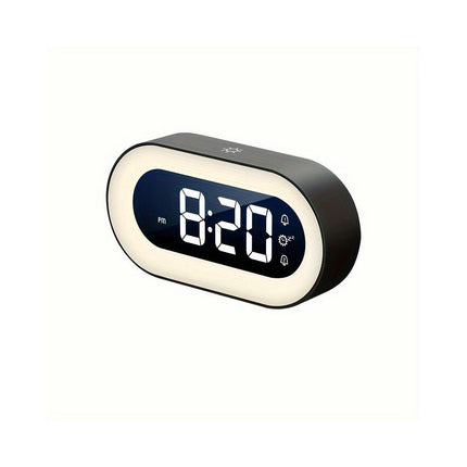 1pc Battery-Powered LED Cartoon Alarm Clock With Adjustable Brightness Ideal For Bedroom And Kitchen