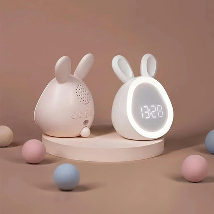 1pc Cute Rabbit Alarm Clock Intelligent Alarm Clock For Home Room Living Room Office Decor