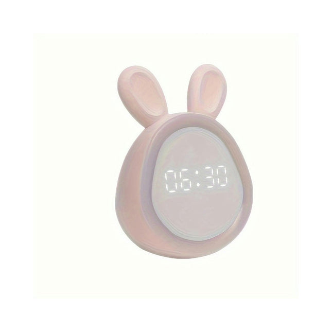 1pc Cute Rabbit Alarm Clock Intelligent Alarm Clock For Home Room Living Room Office Decor