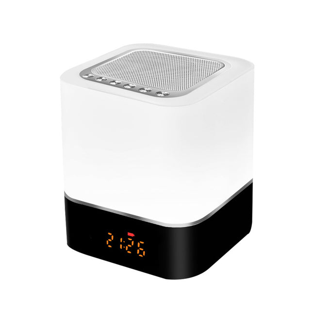 Night Light Speaker Digital Alarm Clock Light Clock  Suitable for Family Gatherings and Parties