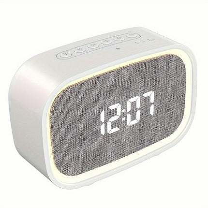 Sleep Aid Wireless Alarm Clock Wireless Alarm Clock LED Digital Display Clock Smart Nightlight