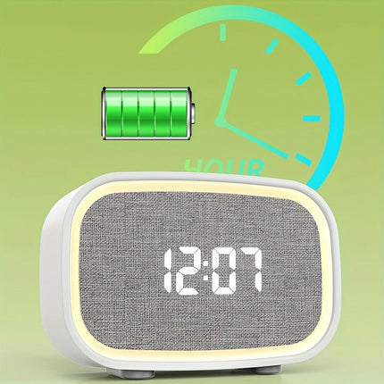 Sleep Aid Wireless Alarm Clock Wireless Alarm Clock LED Digital Display Clock Smart Nightlight