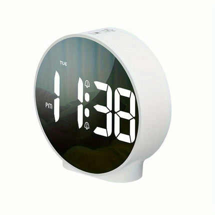 Digital Alarm Clock, Large Display With Date And Day Desk Clock, Bedroom Bedside Home Office Decor