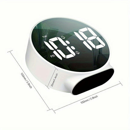 Digital Alarm Clock, Large Display With Date And Day Desk Clock, Bedroom Bedside Home Office Decor