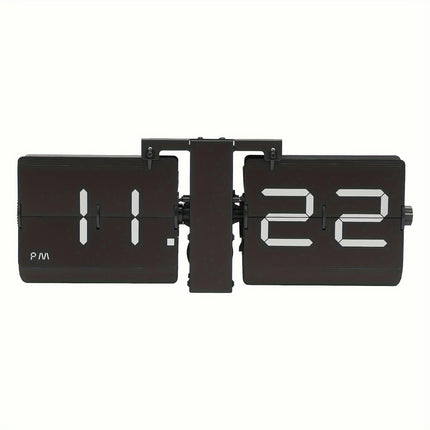 Electrical Flip Clock Battery Operated Digital Display Living Room Wall Tabletop Clock