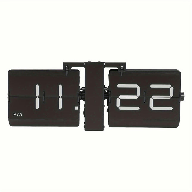 Electrical Flip Clock Battery Operated Digital Display Living Room Wall Tabletop Clock