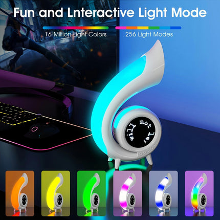 Multi-functional Wireless Speakers LED Lyrics Screen Speakers, Desk Lamps, Alarm Clocks