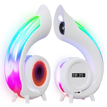 Multi-functional Wireless Speakers LED Lyrics Screen Speakers, Desk Lamps, Alarm Clocks