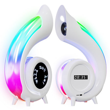 Multi-functional Wireless Speakers LED Lyrics Screen Speakers, Desk Lamps, Alarm Clocks