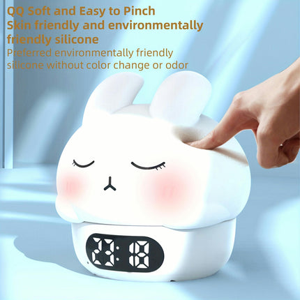 1PC Children's Smart Alarm Clock Clock Night Light Alarm Clock for Bedroom, Living Room and Home