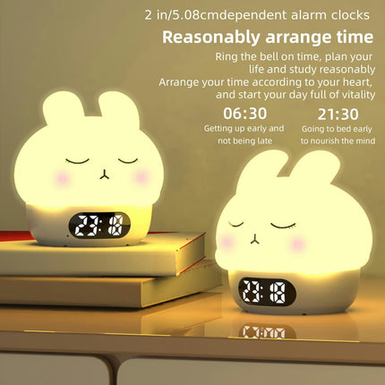 1PC Children's Smart Alarm Clock Clock Night Light Alarm Clock for Bedroom, Living Room and Home