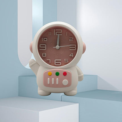 1pc Astronaut Cartoon Alarm Clock For Home Room Living Room Office Decor