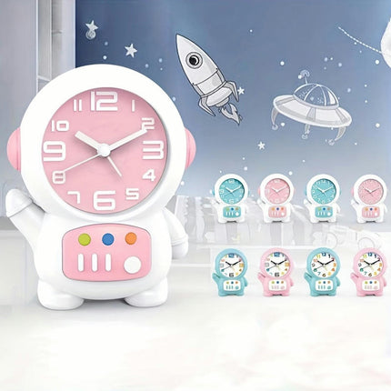 1pc Astronaut Cartoon Alarm Clock For Home Room Living Room Office Decor