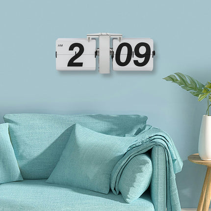 Flipping Out Wall And Tabletop Flip Clock, Battery Operated Digital Display AM/PM