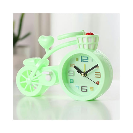 Unique Bicycle-Shaped Silent Alarm Clock Ideal for Home, Living Room, Bedroom & Office Decor